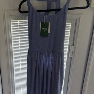 HALARA casual jumpsuit easy peasy style in Heather Blue